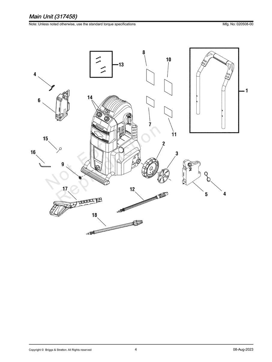 BRIGGS AND STRATTON, 020508-00, IPL.4
